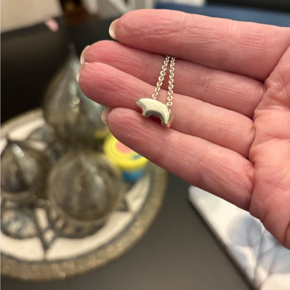 Silver Golden Bear Vail, CO Necklace